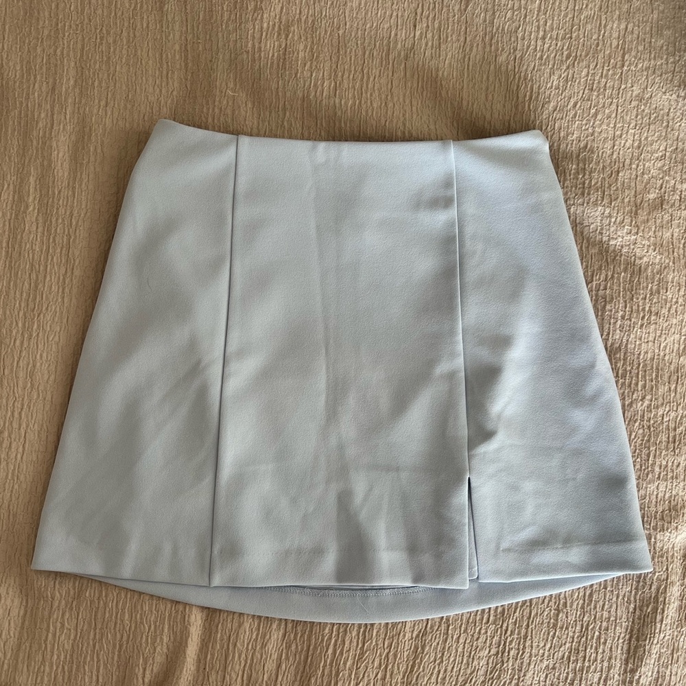 Forever 21 Baby Blue Mini Skirt